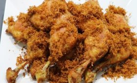 Resep Ayam Serundeng Kelapa